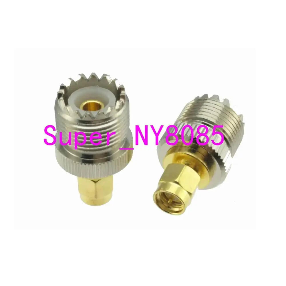 

UHF female SO-239 SO239 jack to SMA male plug RF adapter connector