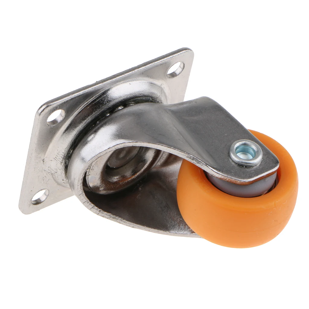 8x 25mm Heavy Duty Swivel Casters Wheel Trolley Furniture Caster Nylon 13kg