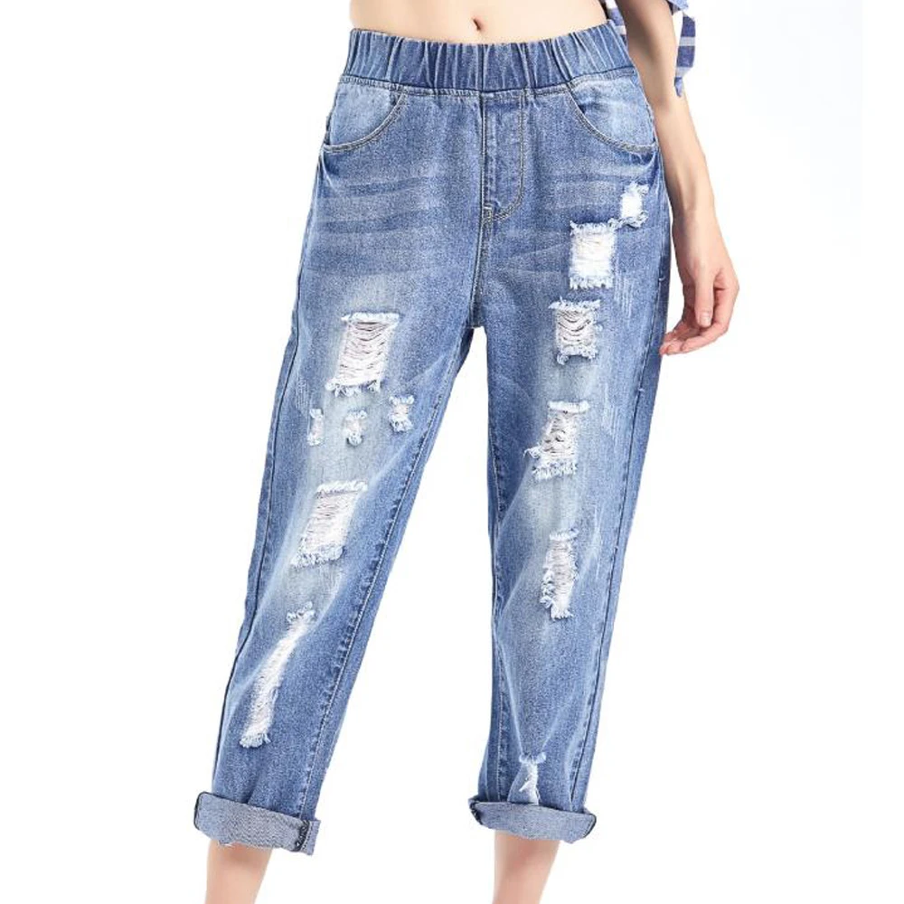 ankle length boyfriend jeans