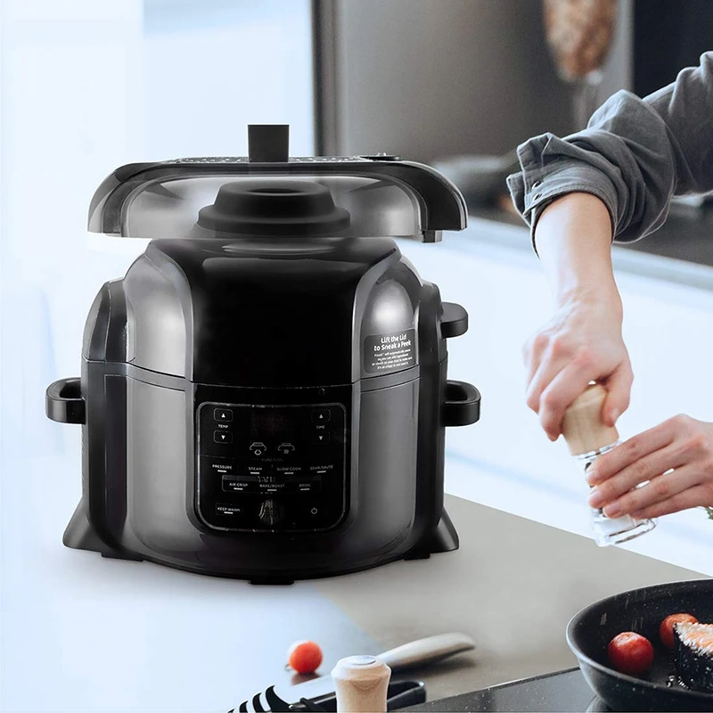 

for Ninja Foodi Pressure Cooker and Air Fryer 5 Qt 6.5 Qt and 8 Quart Bl Lid Stand Silicone Lid Holder Accessories