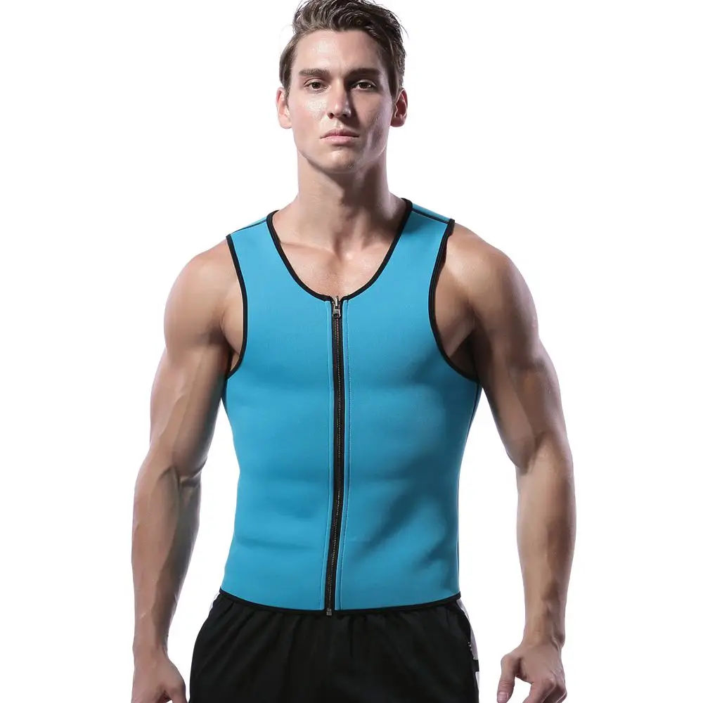 Ultra Sweat топ из неопрена для похудения утягивающий жилет Для мужчин жилет с эффектом сауны потливость боди шейпер для живота Пояс корсет для уменьшения тренировка для тела моделирующая одежда