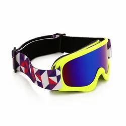 Ski Goggles Double Layers Anti-fog Big Ski Mask Glasses Outdoor Anti Wind Sand Coating Windproof Glasses For Children HX07