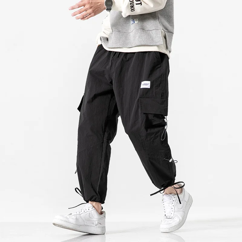 

Luoye luo ye 2020 Spring Origional Andeardi Popular Brand Drawstring Design Beam Leg Casual Pants Men's Lk6005
