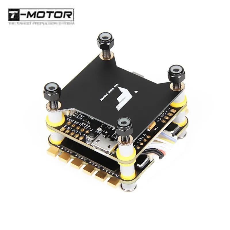 T-двигатель F55A PRO II 55A BLheli_32 4в1 бесщеточный ESC& F4 HD Контроллер полета стек для радиоуправляемого дрона FPV системы многовинтовой части