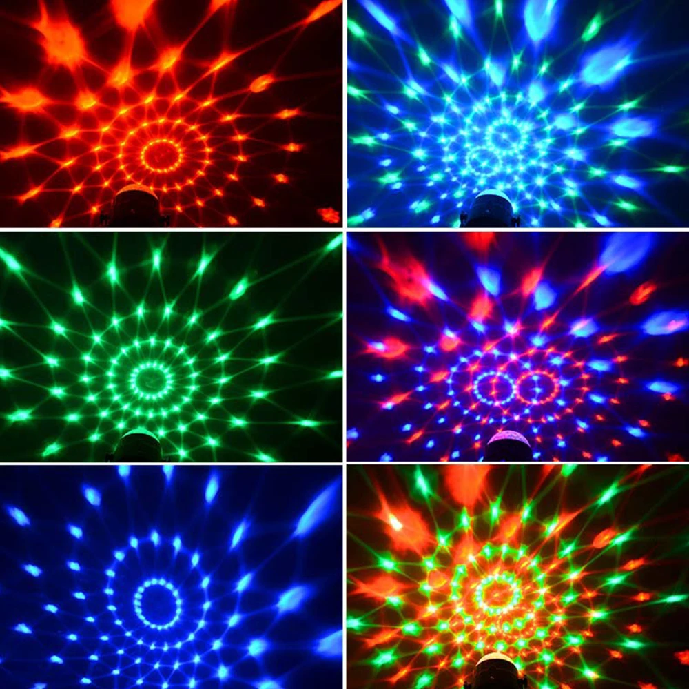 Светодиодный USB RGB окружающий свет автомобиля вспышка Автоматическое вращение Авто Голосовое управление Романтика для праздничной вечеринки лампа дистанционного стайлинга лазер