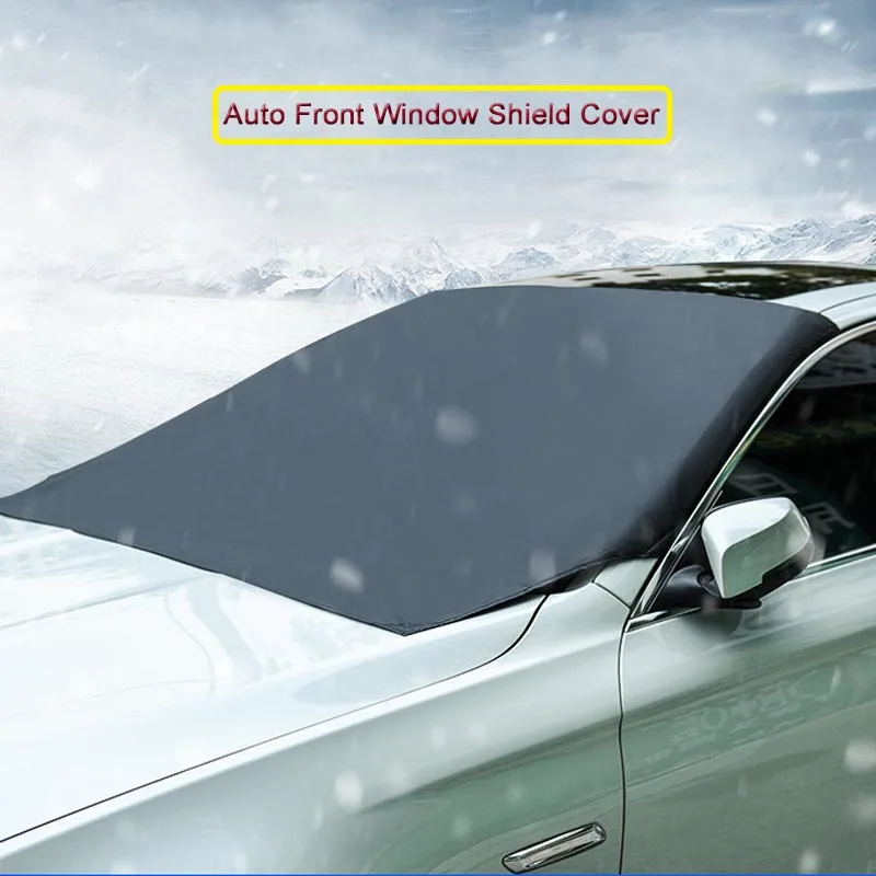 Автомобильный Стайлинг авто солнцезащитный козырек для лобового стекла автомобиля Снежный солнцезащитный козырек водонепроницаемый защитный чехол для лобового стекла автомобиля аксессуары