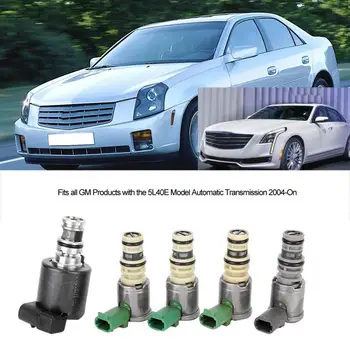 

accesorios automovil 5Pcs Transmission Solenoid Block Control Unit Module Kit Fit for 325i Xi 2001-2005 L 6 2.5L 5L40E oto