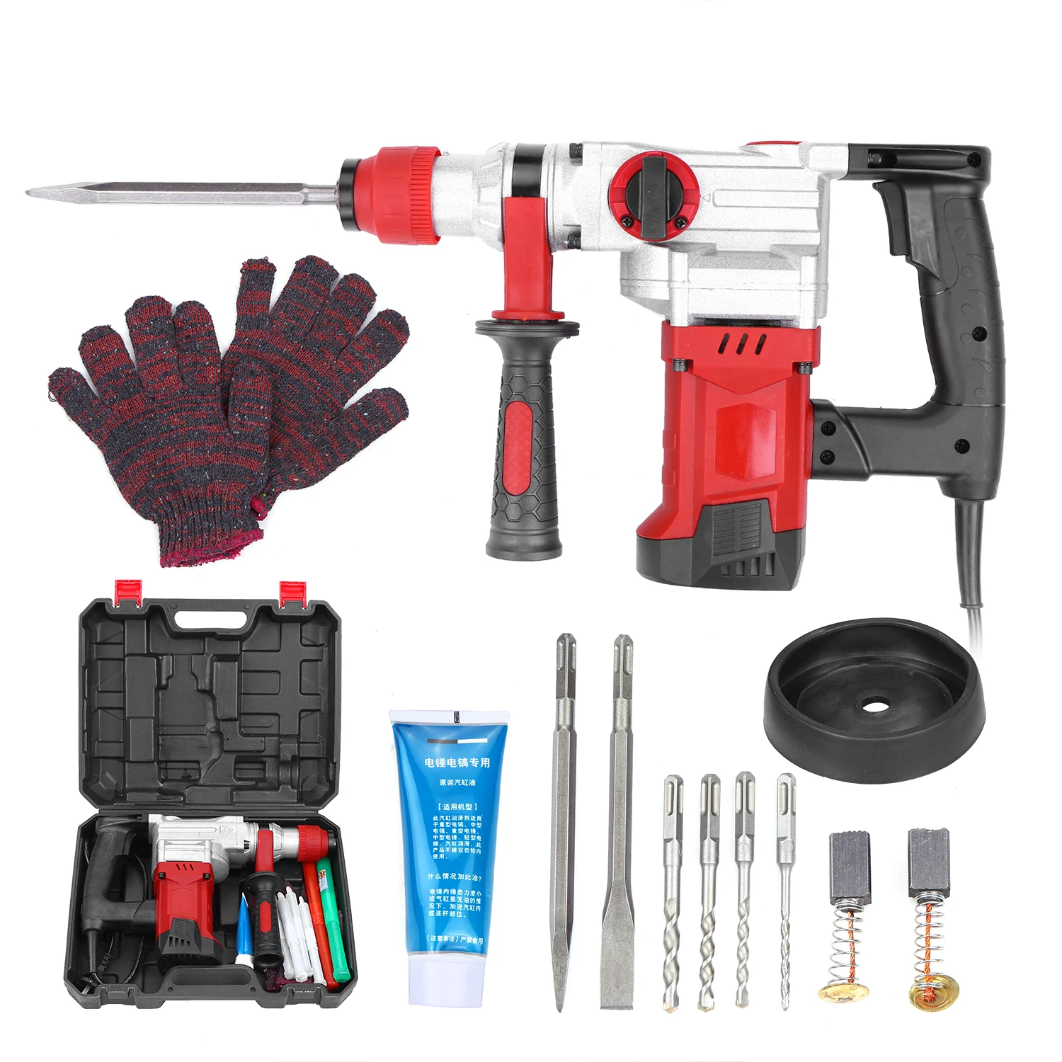 

Electric hammer Power Tool Multi-function Impact Drill 220V Household Electric Drill Electric Hammer Multi-use Rotary Tool