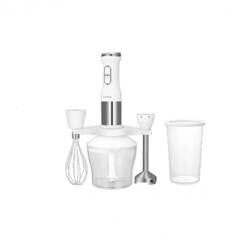 New XIAOMI MIJIA QCOOKER CD-HB01 hand Blender Electric Kitchen Portable Food Processor mixer juicer Multi function Of Quick - Color: White