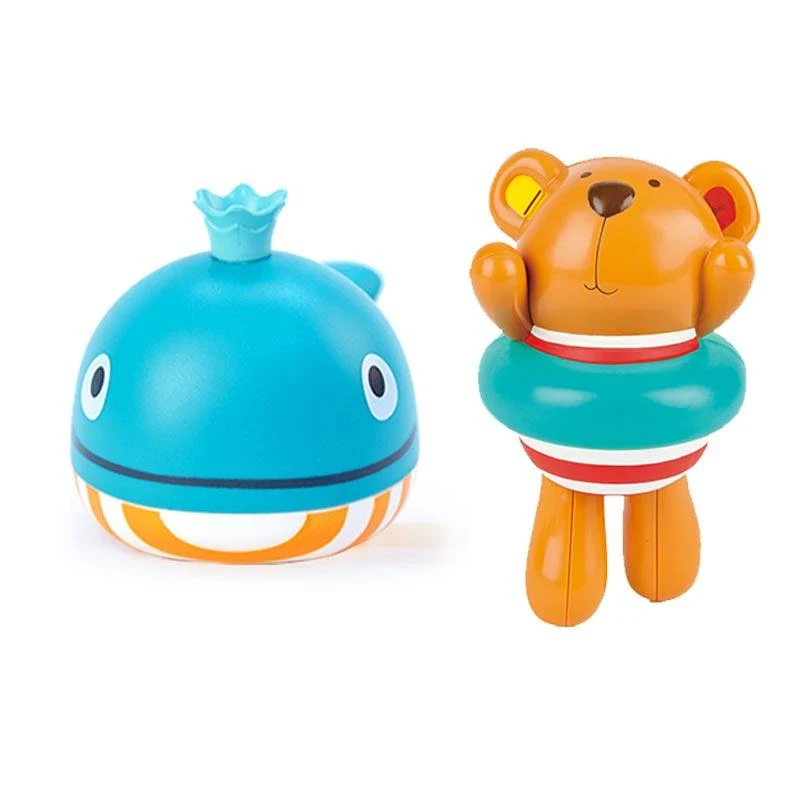 Hape baby bath toys Игрушка для воды для детей плавательный плюшевый и красочный Дельфин на бассейне - Цвет: 2 pcs