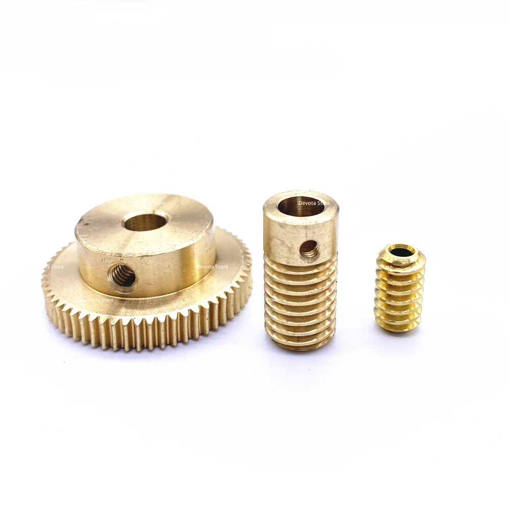 Precision 1:60 0.5M 20T 30T 40T 50T 60T Copper Worm reducer turbine 065/151 4/5/6mm Bore diameter | Обустройство дома