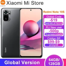 Global Version Xiaomi Redmi Note 10S Smartphone 64GB/128GB Helio G95 Octa Core 64MP Quad Camera 6.43" DotDisplay 5000mAh Battery