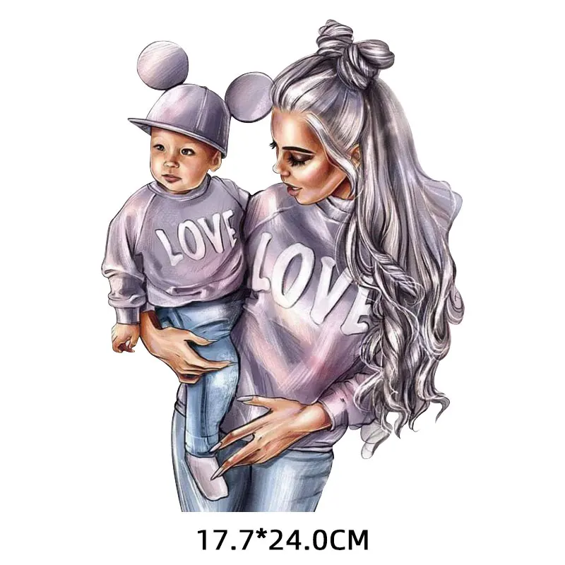 Термоклейкие нашивки для одежды ZOTTON Mom and Son | Дом и сад