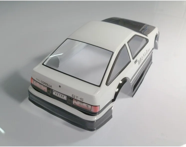 1:10, автомобильный корпус, начальный D AE86 ping pao che, масляный, электрический, только автомобильный корпус, 190 Размер, дрифт, автомобильный корпус