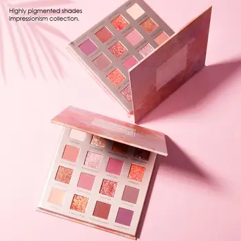 

FOCALLURE 16 Colors Glitter Matte Charming Eyeshadow Powder Palette Cosmetic makeup needs including daily life, dating or party