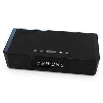 

Wireless Fast Charger For mobile phone Alarm Clock Bluetooth Speaker FM Radio LED Dual USB Phone Bluetooth Audio amplifier