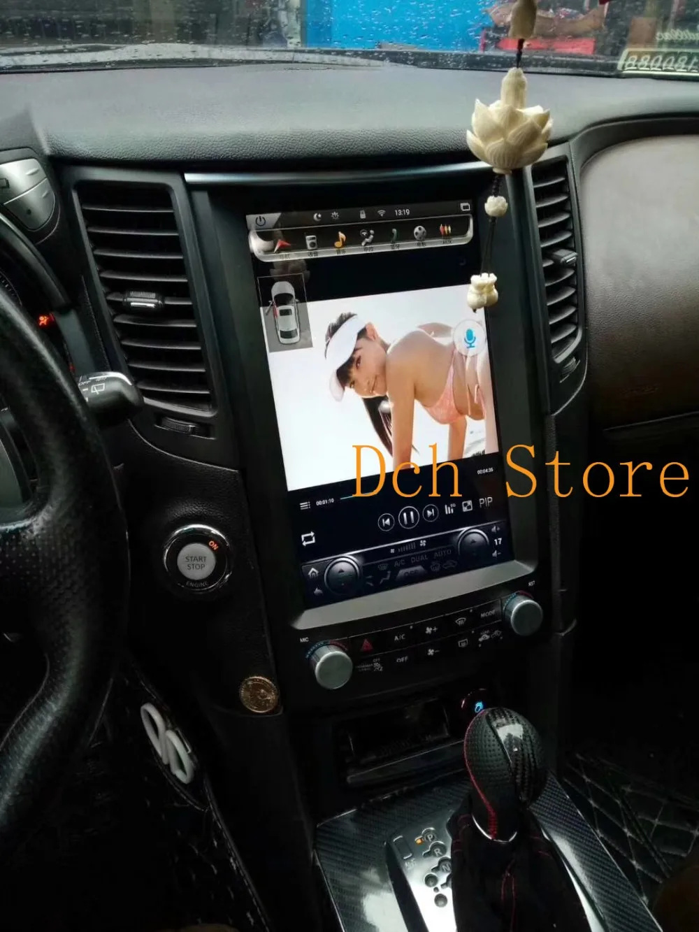 12 1 вертикальный tesla стиль Android 9 0 автомобильный DVD GPS плеер навигация для Infiniti FX FX25