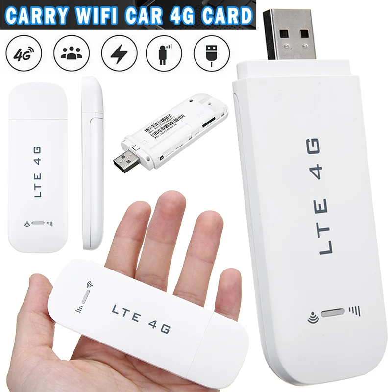 

MAYITR 1 шт. 100 Мбит/с высокоскоростной беспроводной WIFI USB-ключ мобильный широкополосный Портативный 4G LTE USB-модем для автомобиля офиса
