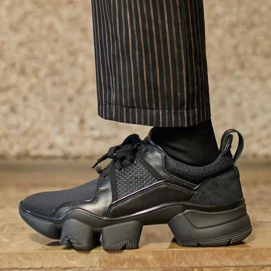 Модные сетчатые Мужские дышащие Сникеры на платформе массивные кроссовки крутые спортивные кроссовки