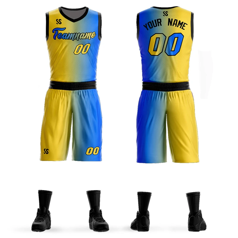 Custom Unique Basketball Jersey Set Creative Basketball Shirt Vest And