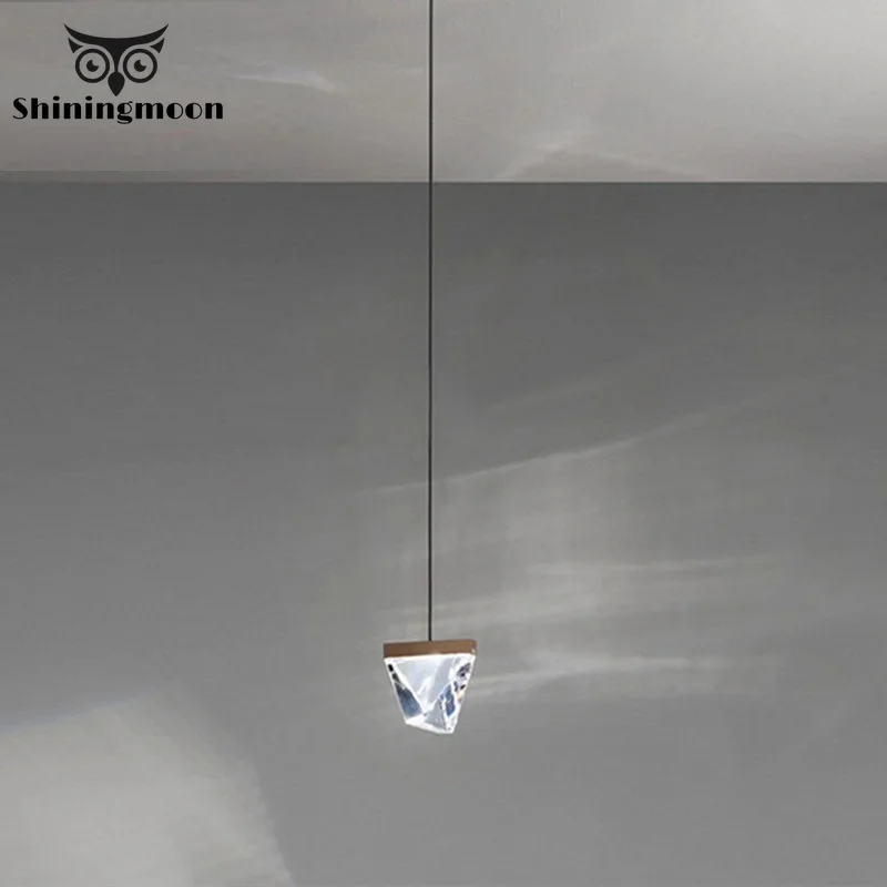

Modern Crystal LED Pendant Lights Fashion Iron Bedroom LED Pendant Lamp Living Room Kitchen Hanging Lamp Home Deco Light Fixture