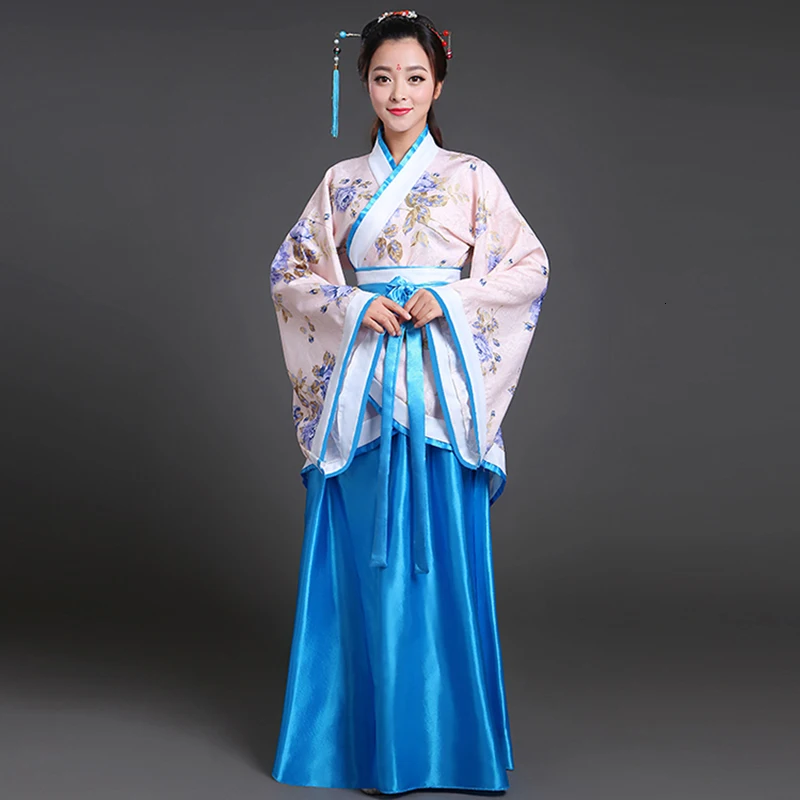 165-180высокое качество Hanfu Emboridery Традиционный китайский стиль танцевальные костюмы династии Цин платье в народном стиле для женщин Peri Robe - Цвет: Style 9
