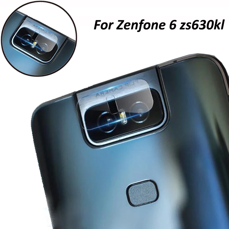 2X HD прозрачная защитная пленка для объектива камеры Asus Zenfone 6 ZS630KL из закаленного стекла