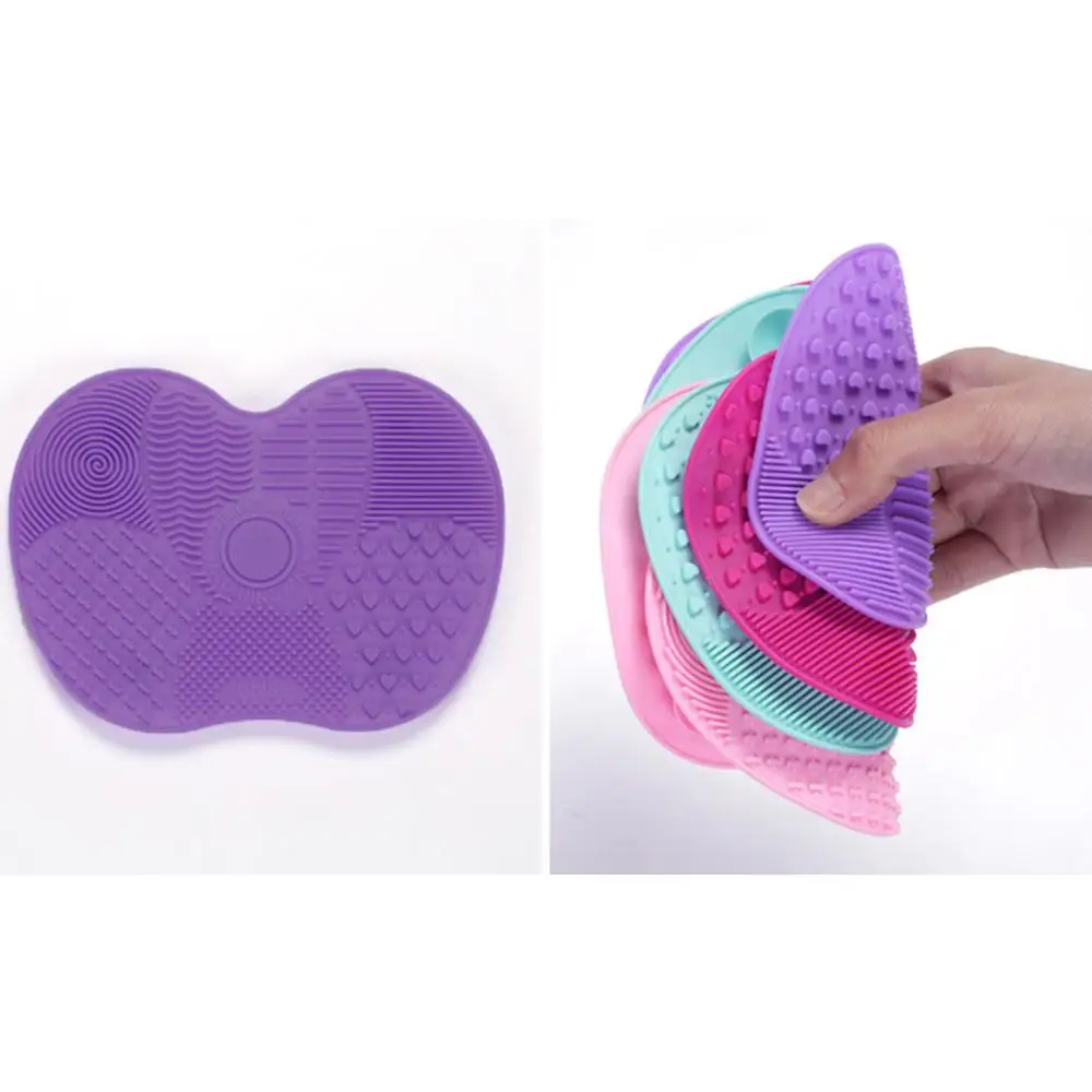 Silicone Makeup Brush Cleaning Pad Mat Brush Washing Tools Cosmetic Eyebrow Brushes Cleaner Tool Scrubber Board Makeup Cleaning