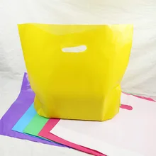 10 шт маленькие большие пластиковые пакеты с ручками индивидуальные подарочные пакеты пластиковые пакеты с ручками промоупаковка