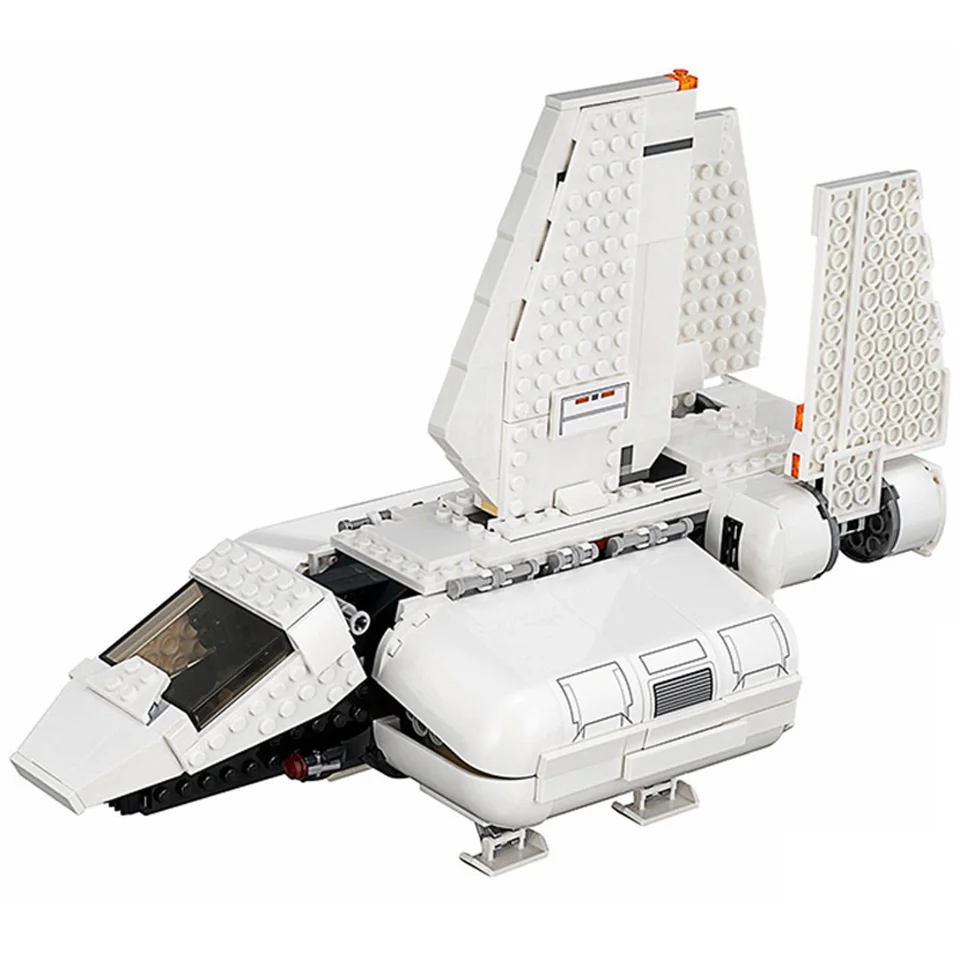 Ceny 05147 nowy Star Plan Wars Imperial Landing Craft kompatybilny Legoingly Starwars 75221 klocki klocki zabawki świąteczne prezenty