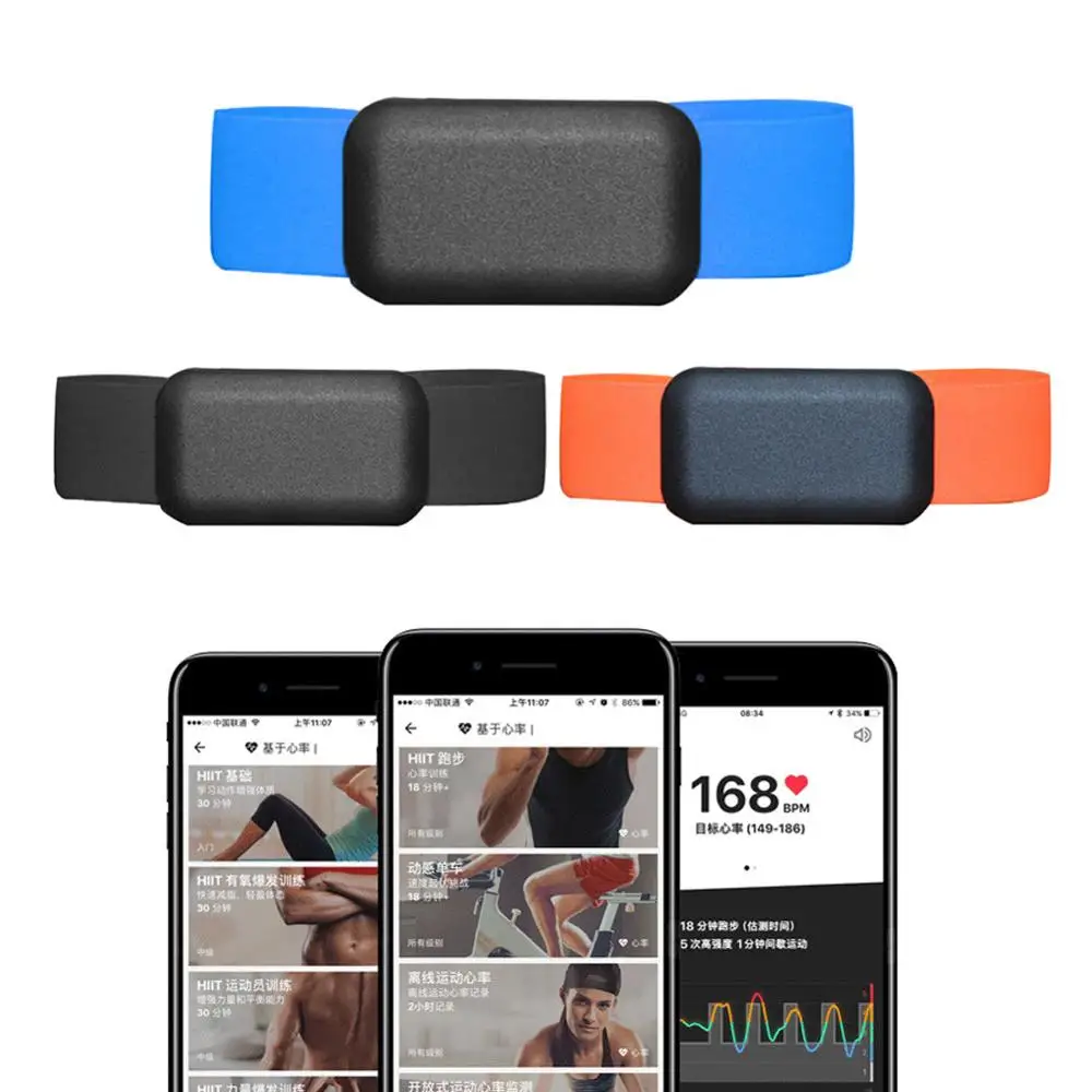 Монитор сердечного ритма нагрудный ремень Bluetooth 4,0 ANT фитнес-датчик совместимый ремень Wahoo Polar Garmin подключенный наружный ремешок