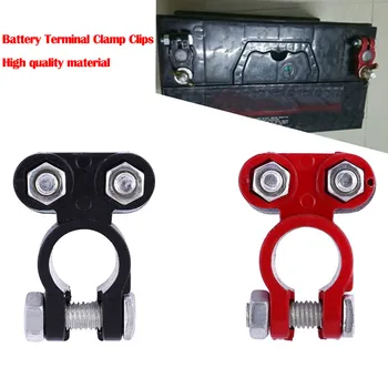 

New 2 Pieces Automotive Car Boat Truck Battery Terminal Clamp Clip Connector Pile Head Will Not Break Corrosion Resistance