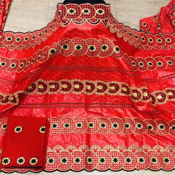 

Embroidery Stones Perforated African Bazin Riche Fabric 2020 New Arrival 5Yard High Quality Basin Brode Brocade Fabric H82-994