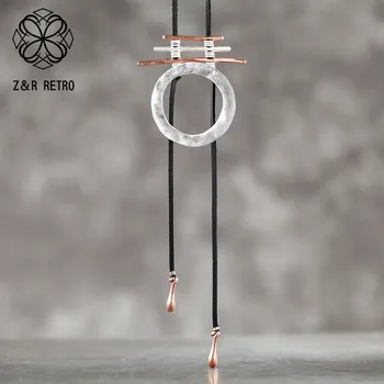 

2019 Vintage Statement Necklaces & Pendants Long Chain Necklaces Female Handmade Sweater Accessories Fashion Christmas Jewelry