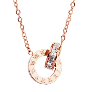 

Classic Stainless Steel Necklace for women Designer Jewelry Cross Pendant Necklace Women 2020 Statement Necklace KN005
