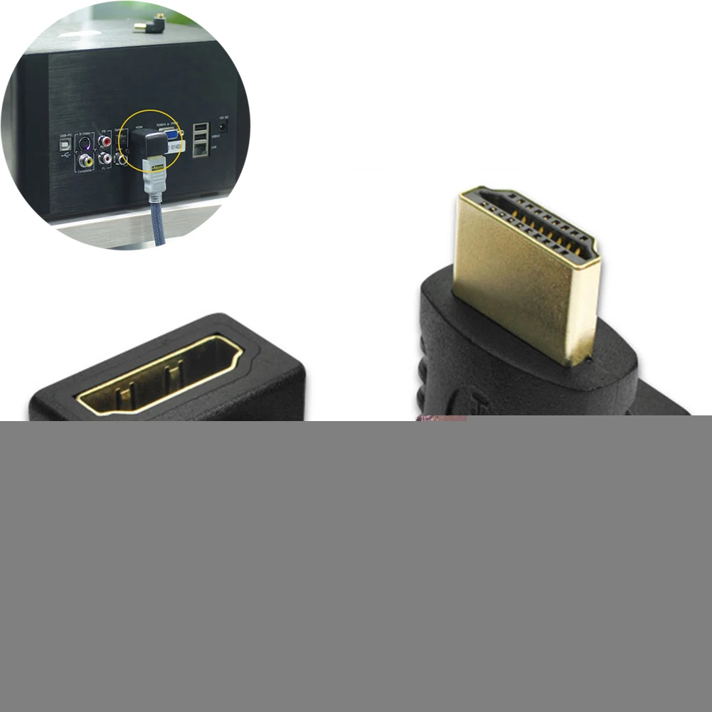 HDMI 270 градусов ТВ адаптер «Папа-мама» 90 градусов 1080P Муфта конвертер
