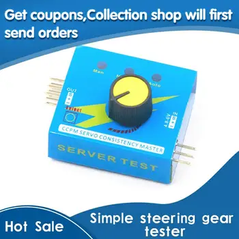 

Servo Tester Gear Test CCPM Consistency Master Checker 3CH 4.8-6V with Indicator Light