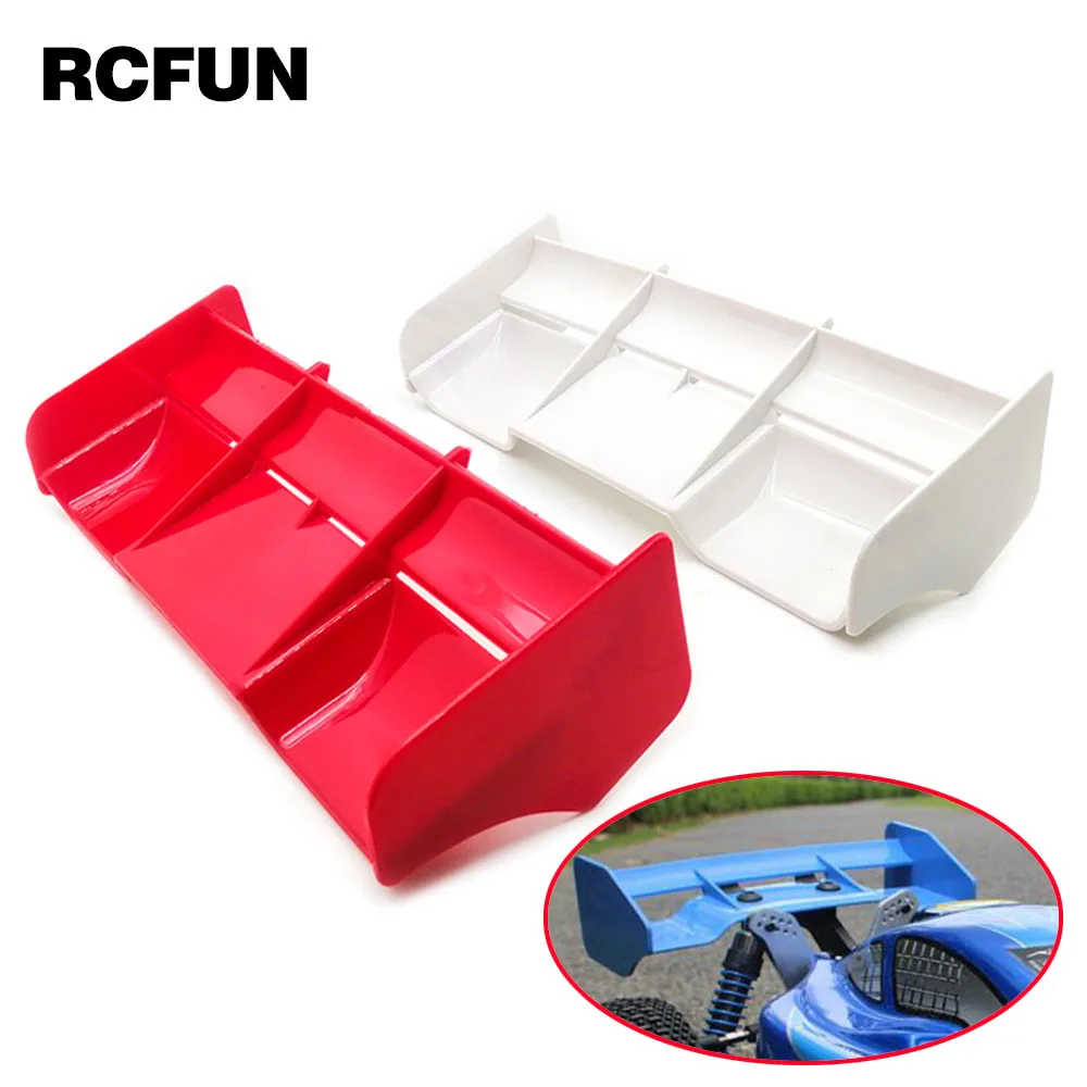 2 Pezzi Rc Auto 1:8 Off Road Buggy Ala Corpo Spoiler Per Modelli In Scala 1/8 Telecomando Truggy Traxxas Losi Hsp Himoto Hpi Kyosho