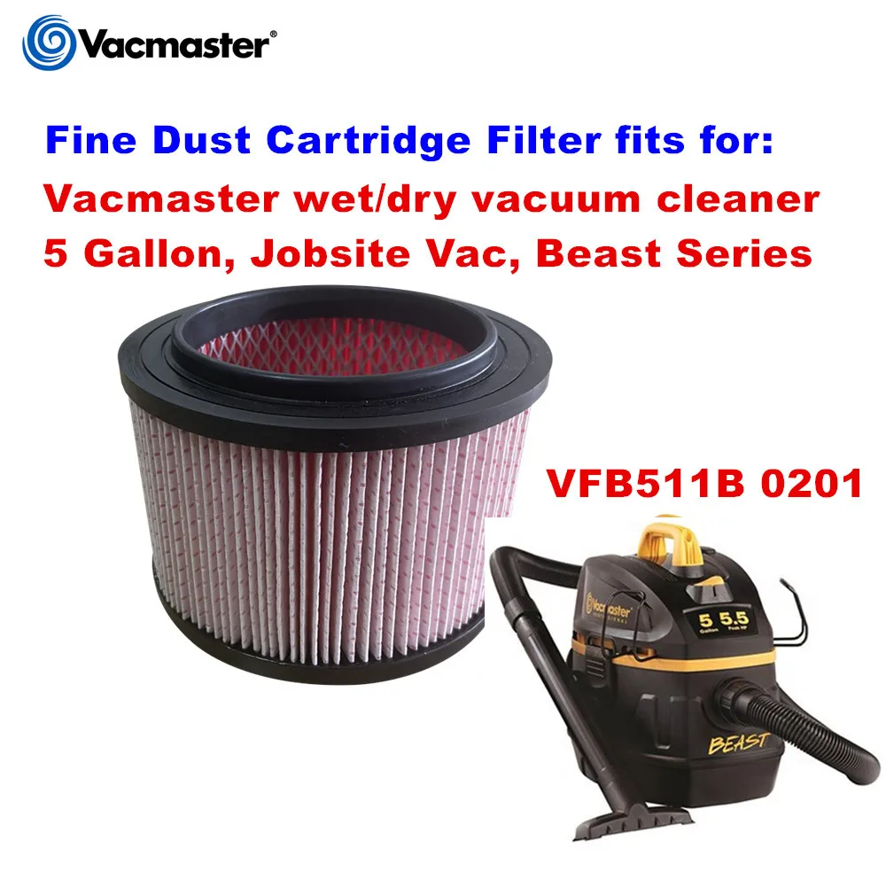 1pcscartridgefilterfitsforVacmastervacuums5GallonJobsiteVac