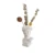 W&G Nordic Style Home Decor Vase Creative Human Head Portrait Цветочные Вазы Украшение Комнаты Смола Дэвид Цветочная Ваза Декор Комнаты