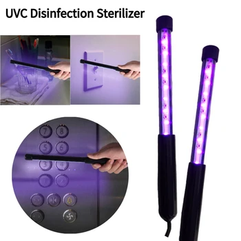 

New Household UVC Disinfection Stick LED Sterilizer Wand UV Germicidal Lamp Germs Bacteria Killer Disinfection Ultraviolet Light