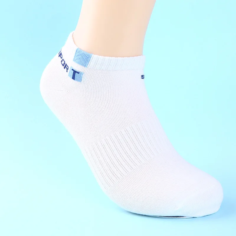 10 Pairs Men Short Sock Sports Male Running Non-slip Basketball Shoes Socks Cotton Breathable Sweat Absorption Stealth Ship Sock