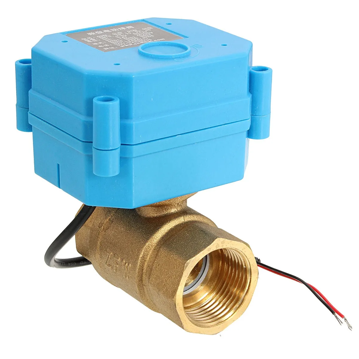 DC12V Электрический моторизованный резьбовой шаровой клапан система кондиционирования воздуха контроллер 2-way 0-1.0Mpa DN20