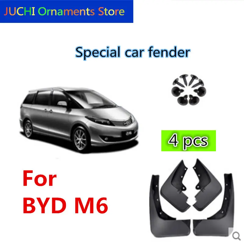 

Car Fender Mudguard Splash Flaps Mud Guard Mudflap Accessories for BYD M6