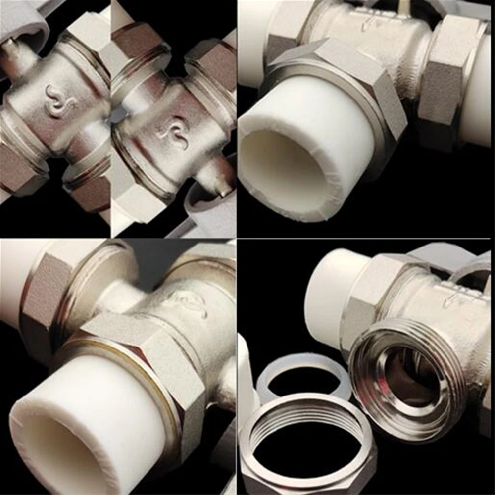 PPR three-way ball valve radiator special regulating valve 3 head ppr 25 six points 32 one inch radiator