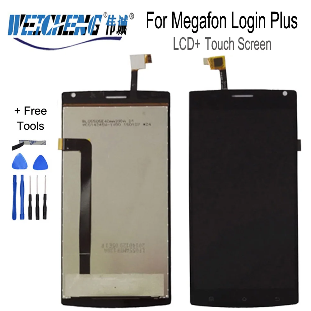 WEICHENG для Megafon Логин плюс ЖК дисплей + сенсорный экран в сборе входа Дигитайзер