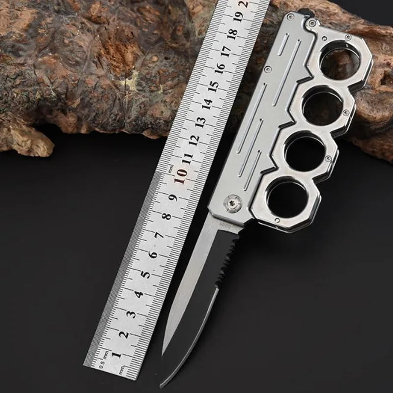 XLTOWN Outdoor folding knife multi-function wilderness survival self-defense tool knife home stainless steel fruit knife