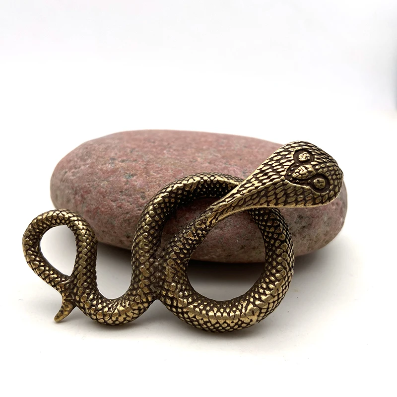 Cobra Zodiac Snake Statue Miniature Figurines (2)