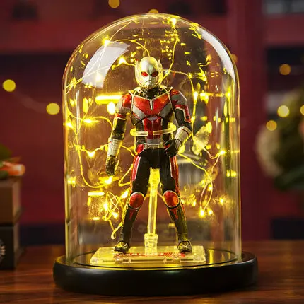 Мстители 4 герои Marvel Человек-муравей/танос/Капитан Америка, фигурка, модельное освещение, украшение для комнаты, игрушка для маленьких детей, лучший подарок