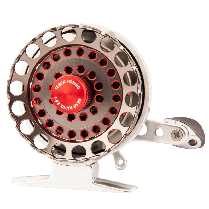  Raft Wheel Large Arbor Lure Fly Fishing Reel Cut Left/Right Coil Die Casting Fly Hollwe Wheel Fishi